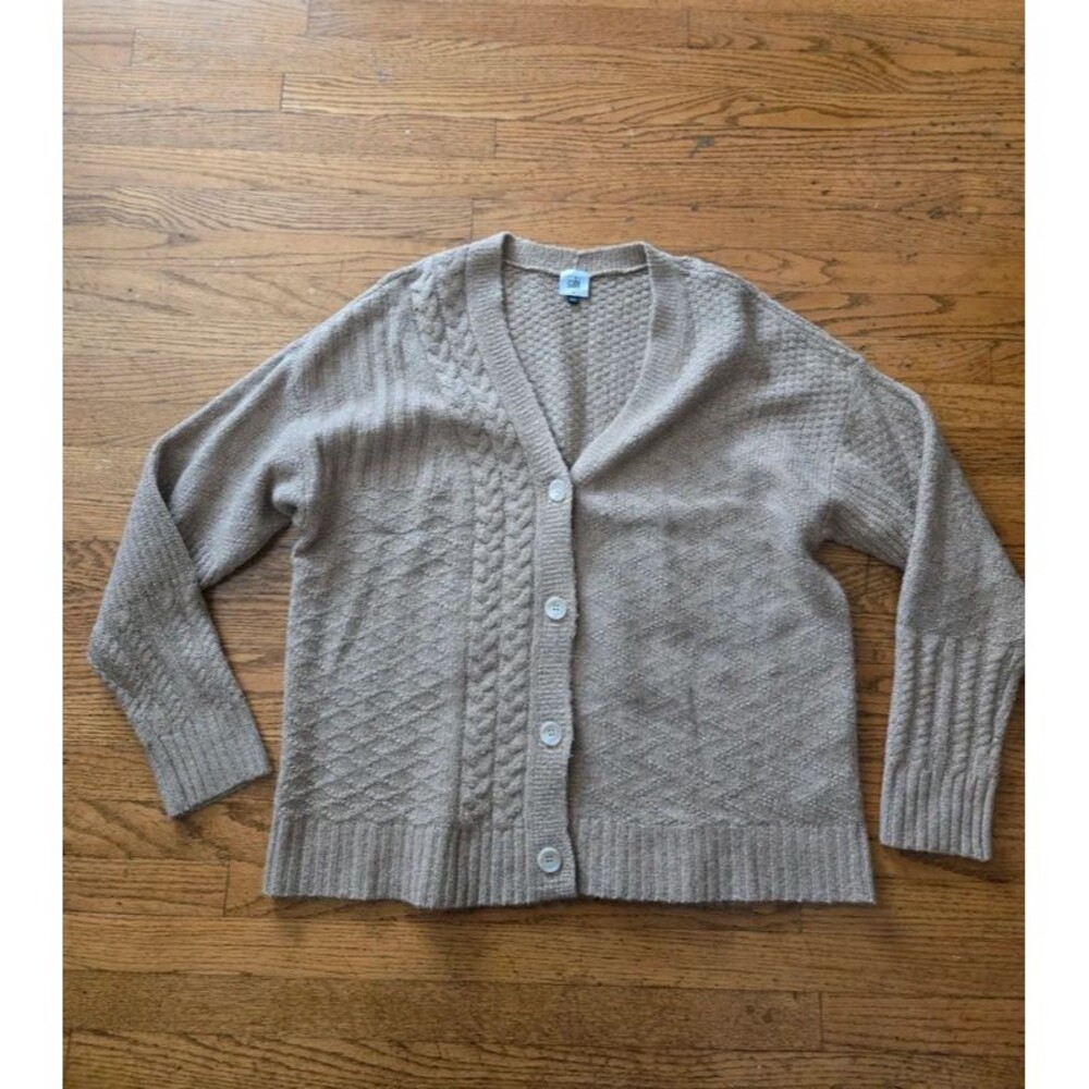 Cabi Womens Chunky Knit Cardigan Sweater Soft